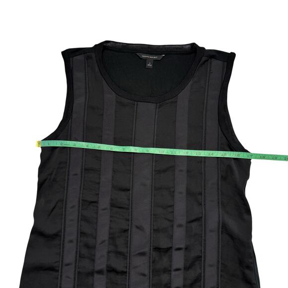 BANANA REPUBLIC Grosgrain Ribbon Sleeveless Top in Black Size Small Womens Tank - Picture 9 of 9